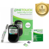 OneTouch Select Plus Simple glucometer machine | Simple & accurate testing of Blood sugar levels at home 