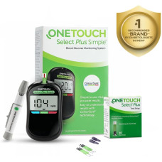 OneTouch Select Plus Simple glucometer machine | Simple & accurate testing of Blood sugar levels at home 