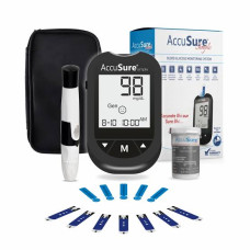 AccuSure Instant Digital Simple Glucometer Kit (free 25 strip)