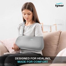 TYNOR Pouch Arm Sling Baggy, Grey, Large, 