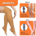 RETRO VARICOSE VEIN STOCKING  ( S, M, L, XL, XXL, XXXL  )FULL LENGTH & BELOW KNEE AVAILABLE